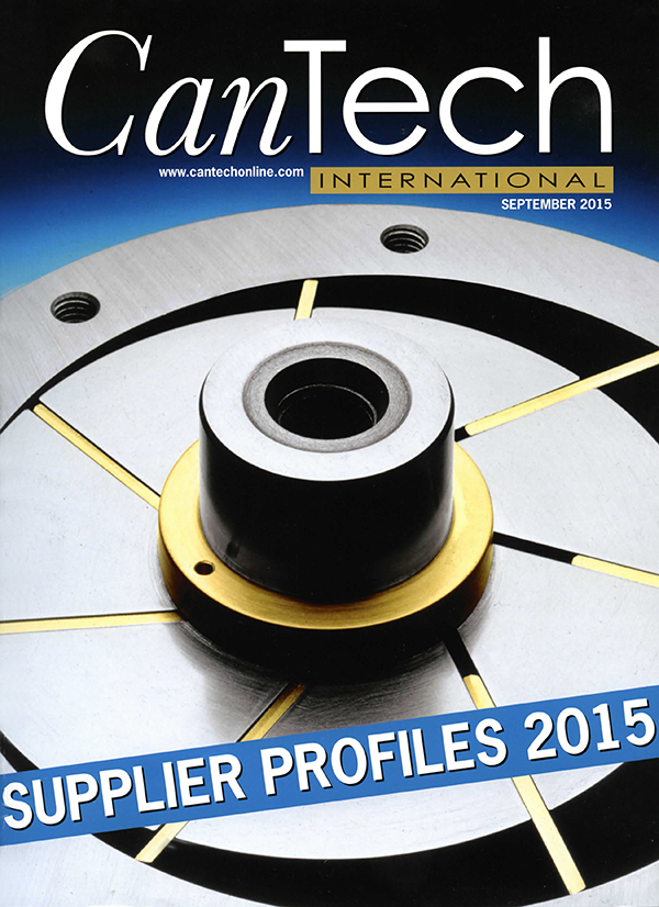 Cover page on CanTech International - September 2015