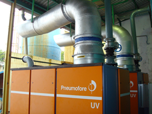 Pneumofore Centralized Vacuum System for Cans Production at United Can