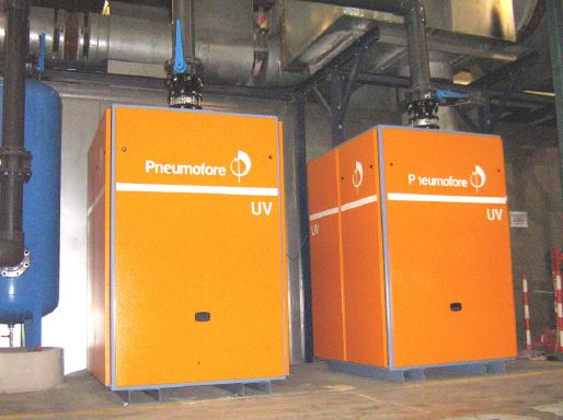 Pneumofore Centralized Vacuum System for Cans Production installed in 2006 at Crown