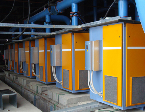 Pneumofore Centralized Vacuum System for Glass Production in 2012 at HNG