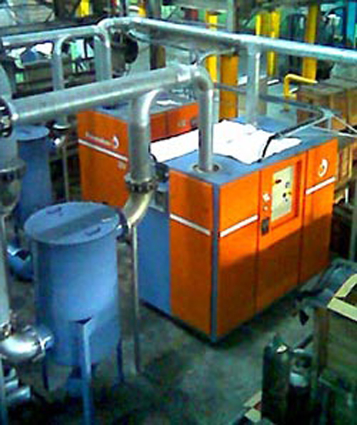 Pneumofore Centralized Vacuum System for Glass Production installed in 2006