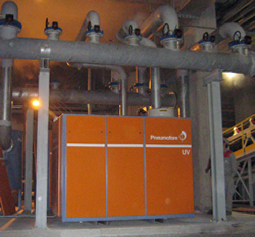 Pneumofore Vacuum Pump for Glass Production installed in 2008 at Sisecam