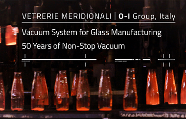 Vacuum System for Glass Manufacturing at O-I Italy
